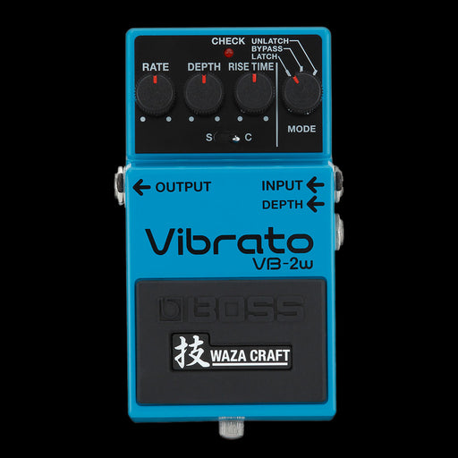 Boss VB-2W Waza Craft Vibrato Guitar Effect Pedal Front