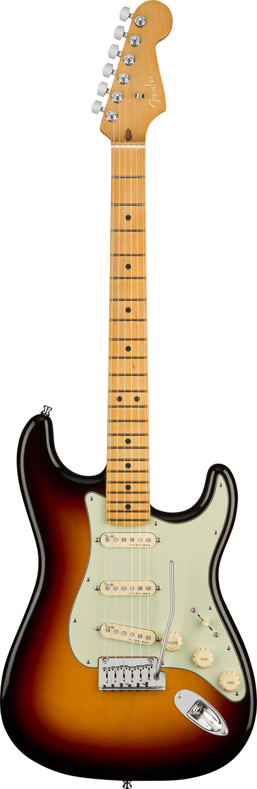 Fender American Ultra Stratocaster Maple Fingerboard Ultraburst Electric Guitar With Case