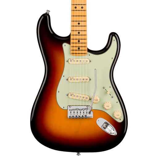 Fender American Ultra Stratocaster Maple Fingerboard Ultraburst Electric Guitar With Case