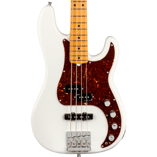 Fender American Ultra Precision Bass Maple Fingerboard Arctic Pearl With Case