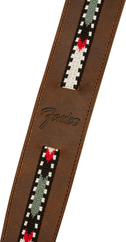Fender Paramount Acoustic Leather Strap, Brown Straps