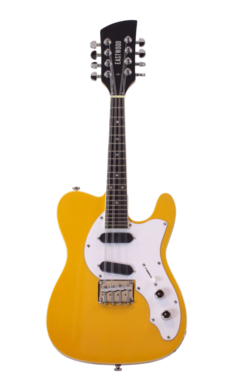 Eastwood Limited Edition 8 String Mandocaster Electric Mandolin TV Yellow