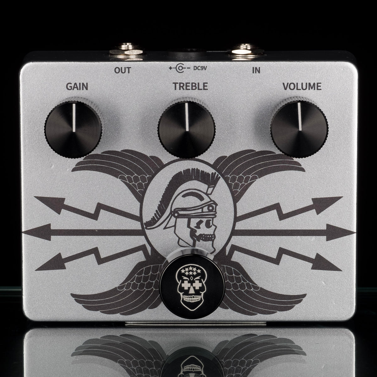 Flattley Guitar Effect Pedals Silver Line Silver Centurion Transparent  Overdrive Guitar Pedal