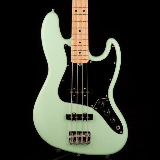 Used Fender American Performer Jazz Bass Satin Surf Green With Gig Bag