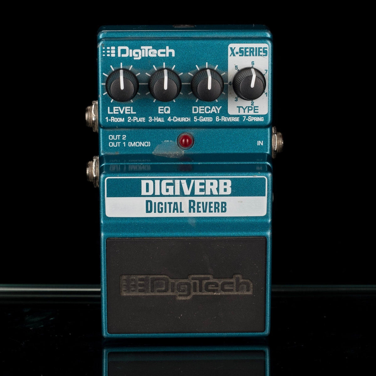 Used Digitech Digiverb Digital Reverb Pedal