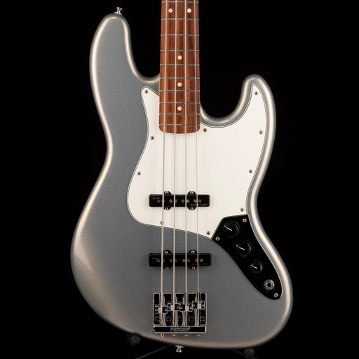 Used 2019 Fender Player Jazz Bass Modded Silver With Gig Bag