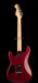 Pre Owned Fender 60th Anniversary American Deluxe QMT HSS Stratocaster Bing Cherry Transparent With Gig Bag