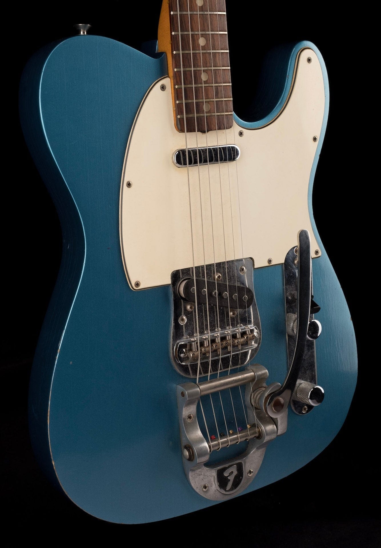 Vintage 1967 Fender Telecaster with Bigsby Lake Placid Blue Owned by R ...