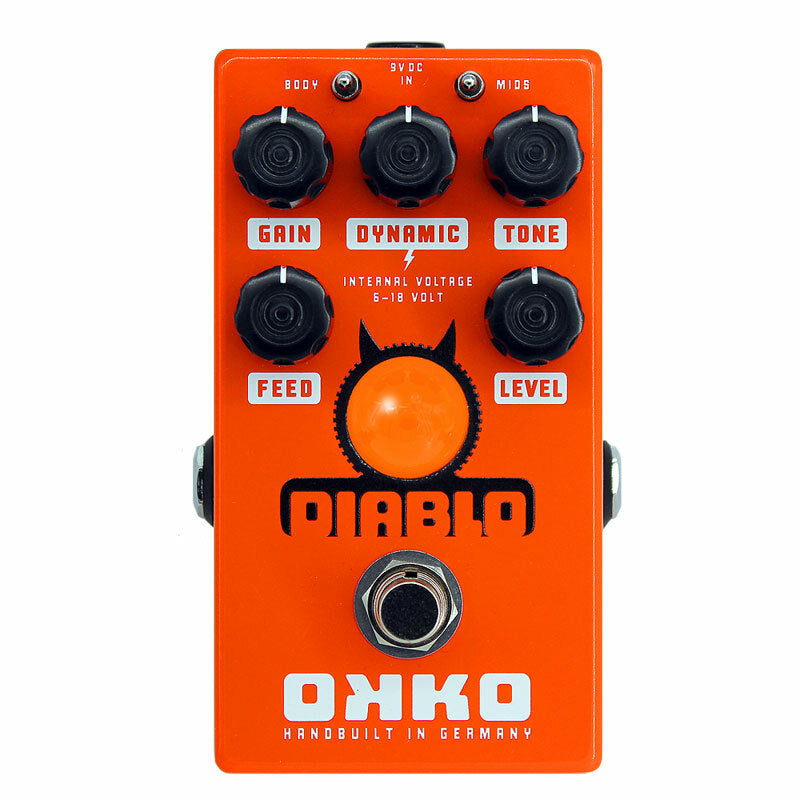 Okko FX Diablo Single Channel Overdrive Guitar Pedal — Truetone Music