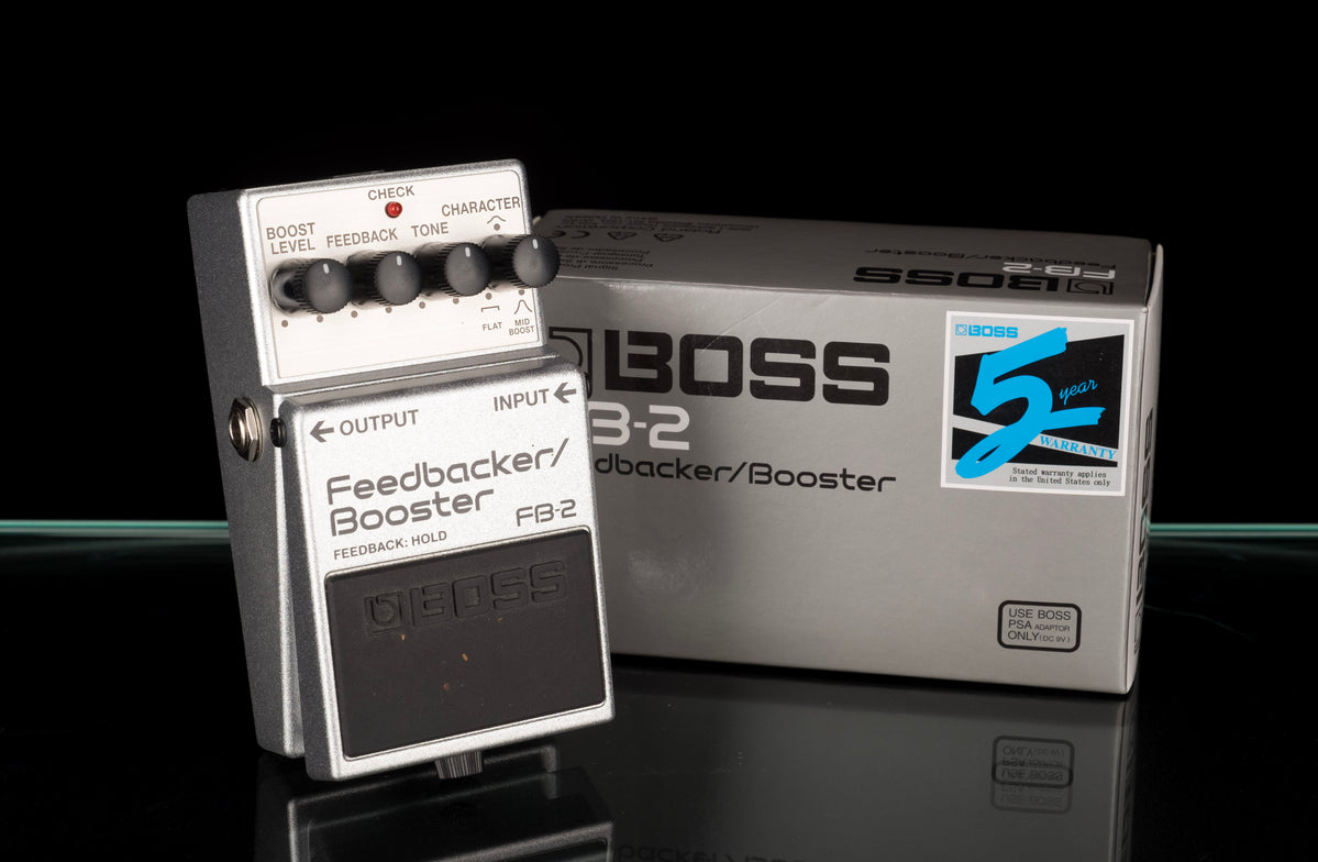 Used Boss FB-2 Feedback/Booster Pedal With Box — Truetone Music