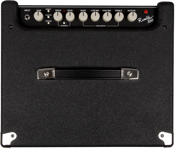 Fender Rumble 100 (V3) - Black/Silver Bass combo amp