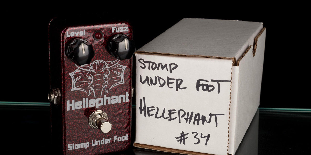 Used Stomp Under Foot Hellephant Fuzz With Box