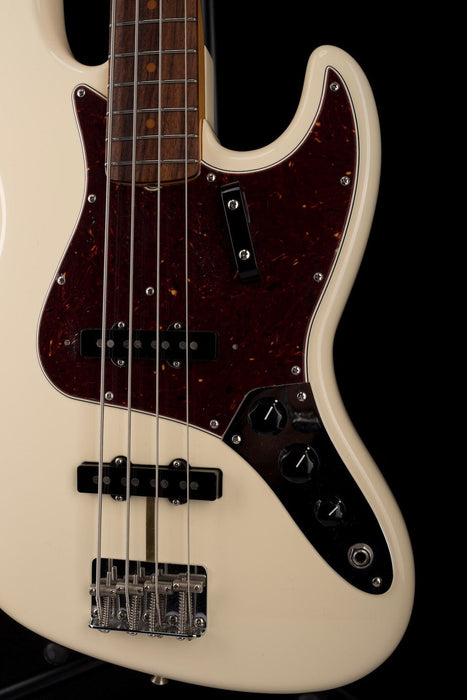 Used 2018 Fender American Original 60's Jazz Bass Olympic White with OHSC