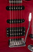 Pre Owned Fender 60th Anniversary American Deluxe QMT HSS Stratocaster Bing Cherry Transparent With Gig Bag