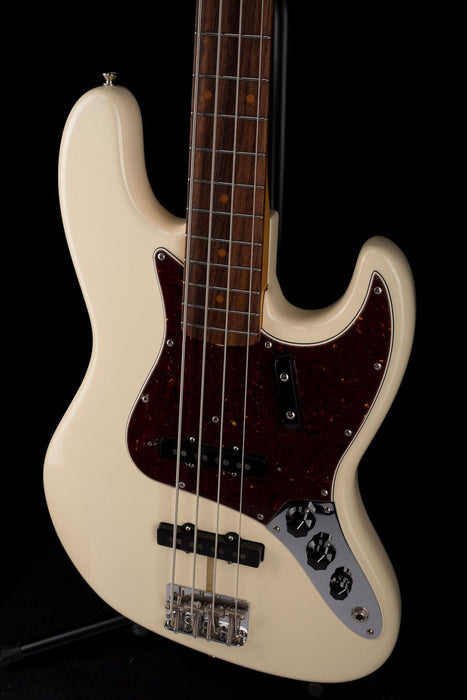 Used 2018 Fender American Original 60's Jazz Bass Olympic White with OHSC