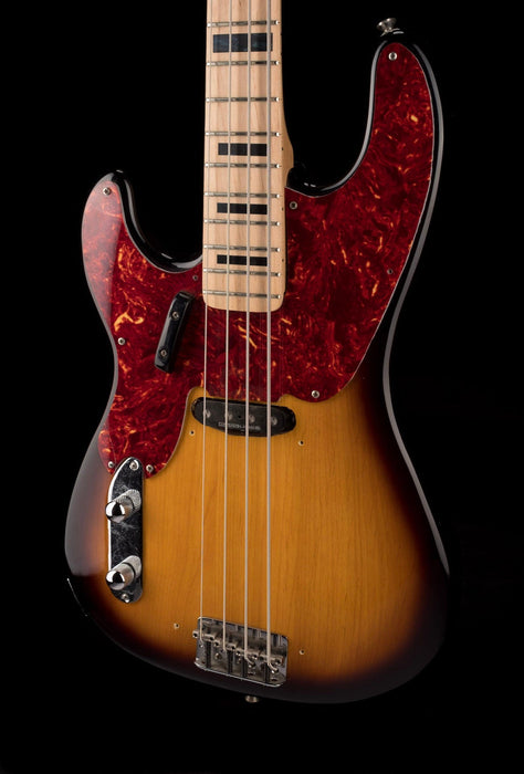 Used Parts P-Bass 1951-style Left-Handed Sunburst Bass With Gig Bag