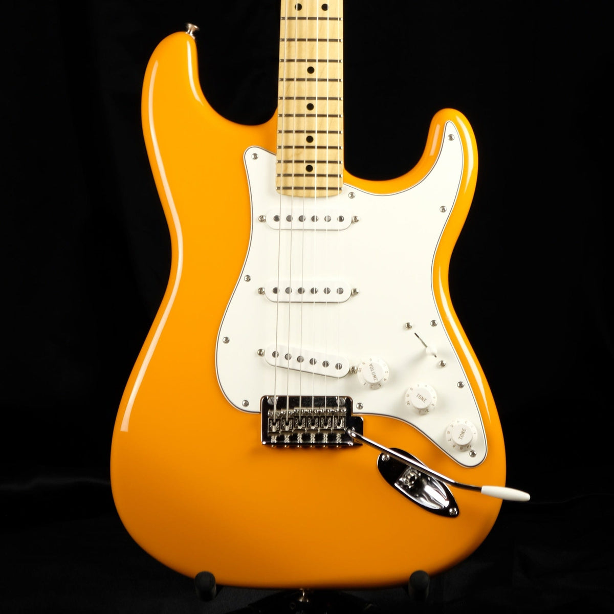 Used Fender Player Strat Capri Orange with Gig Bag — Truetone Music