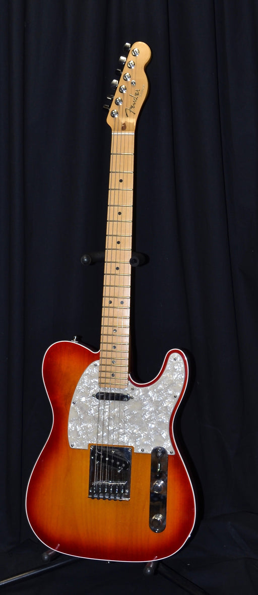 Pre Owned Fender American Deluxe Telecaster Cherryburst With OHSC