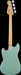 Fender Justin Meldal-Johnsen Road Worn Mustang Bass - Faded Daphne Blue with Bag