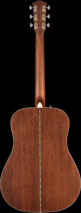 Fender PD-220E Dreadnought, All Mahogany, Ovangkol Fingerboard, Aged Cognac Burst Acoustic Guitars