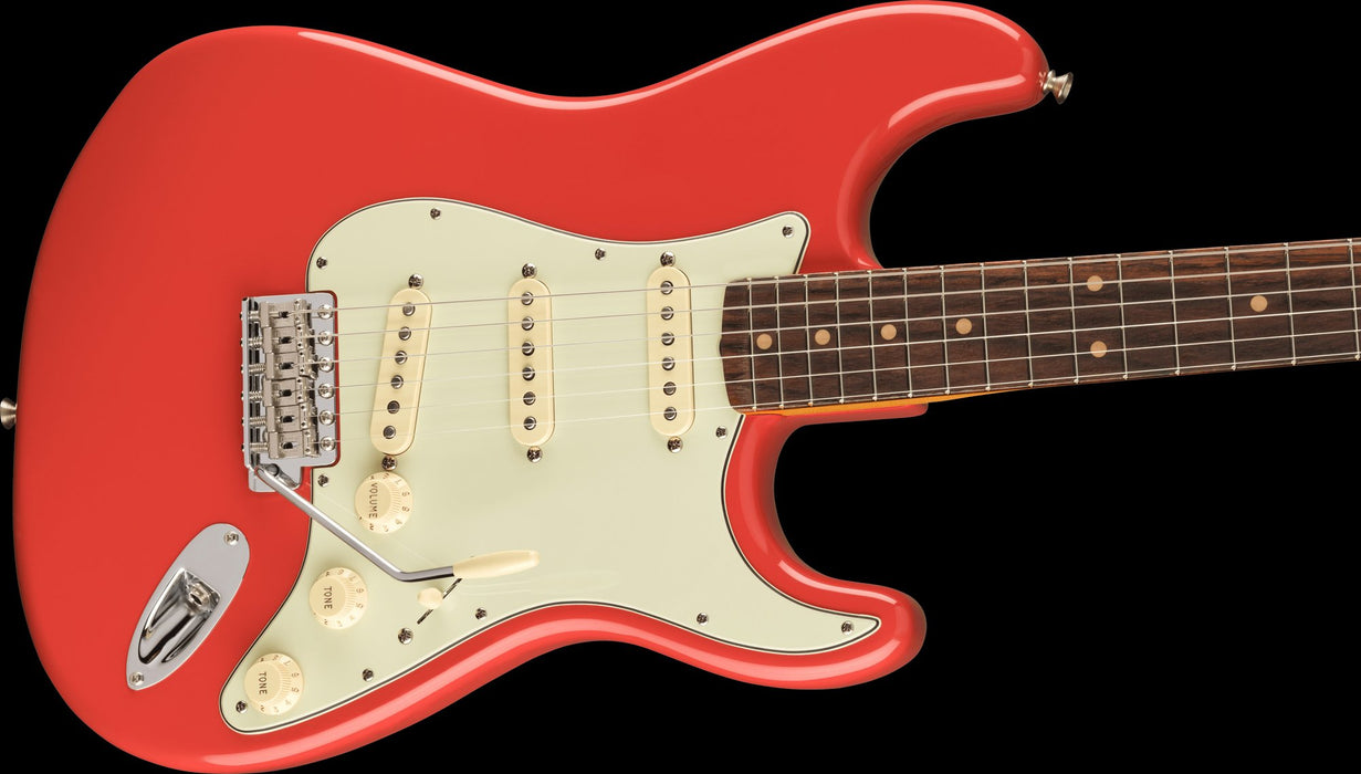 Fender American Vintage II 1961 Stratocaster Rosewood Fingerboard Fiesta Red Electric Guitar