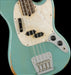 Fender Justin Meldal-Johnsen Road Worn Mustang Bass - Faded Daphne Blue with Bag