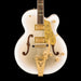 Gretsch G6136TG-OR Limited Edition Orville Peck Falcon with String-Thru Bigsby Ebony Fingerboard Oro Sparkle Front Crop