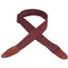 Levy's MC8-BRG 2" Wide Burgundy Cotton Guitar Strap