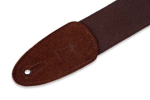 Levy's MC8-BRN 2" Wide Brown Cotton Guitar Strap