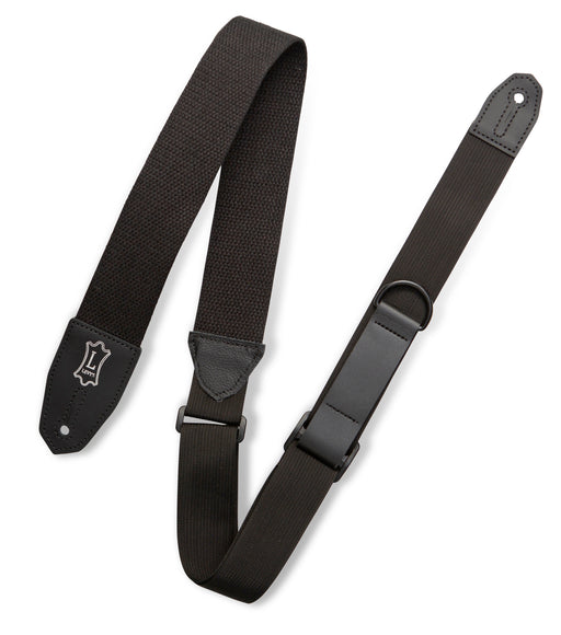 Levy's MRHC-BLK 2" Wide Cotton RipChord Guitar Strap.