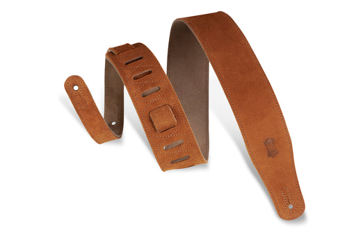 Levy's MS26-HNY 2 1/2" Wide Honey Suede Guitar Strap