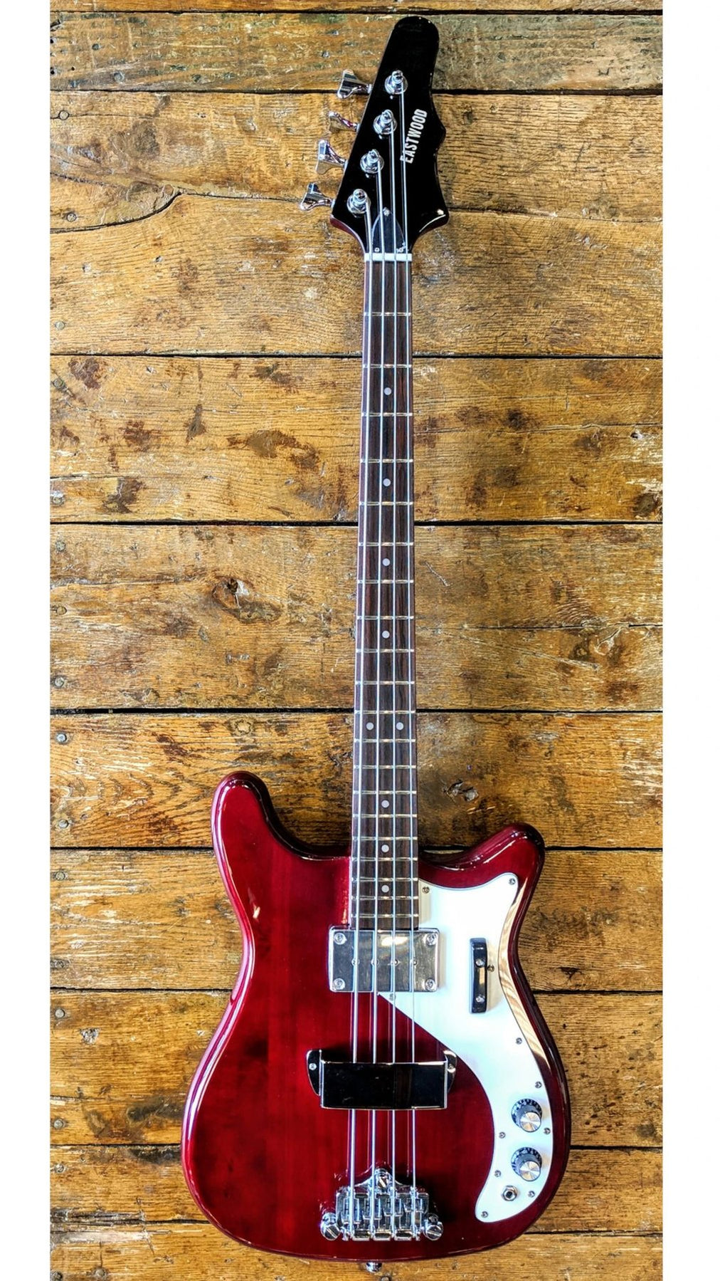 Eastwood Newport Bass Guitar Cherry Red — Truetone Music 2867