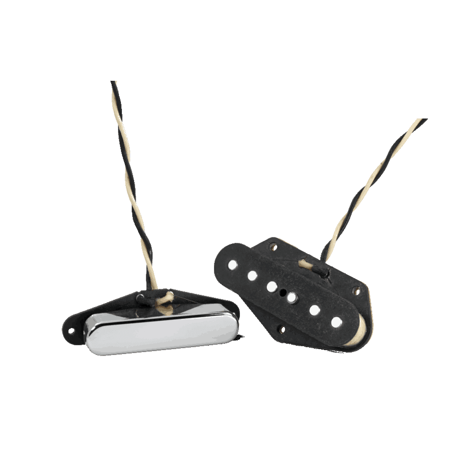 Lindy Fralin Telecaster Stock Pickup Set Hybrid Stagger- Nickel