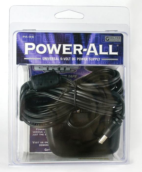 Power-All PA-9S Guitar Effects Pedal Power Supply Adapter